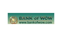 Bank Of Wow promo codes