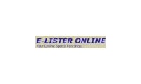 E-lister Online promo codes