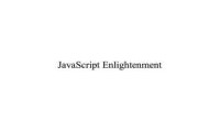 JavaScript Enlightenment promo codes
